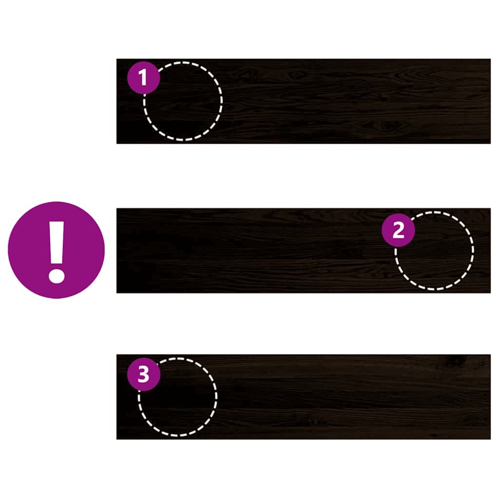 Kāpņu pakāpieni, 16 gab., tumši brūns, 110x30x2 cm, ozols