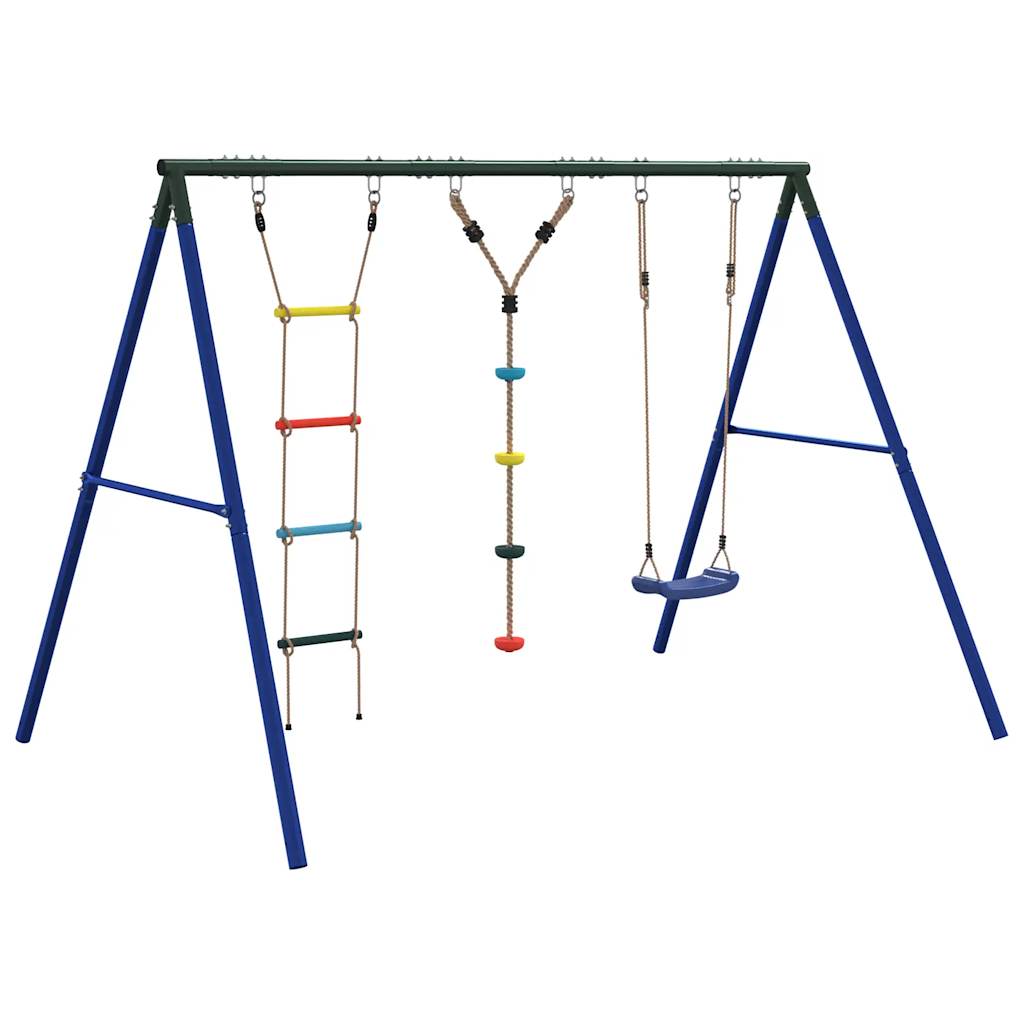 Outdoor playset with swing/ladder/disc swing