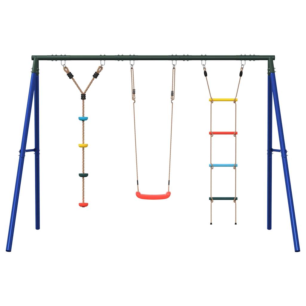 Outdoor playset with swing/ladder/disc swing