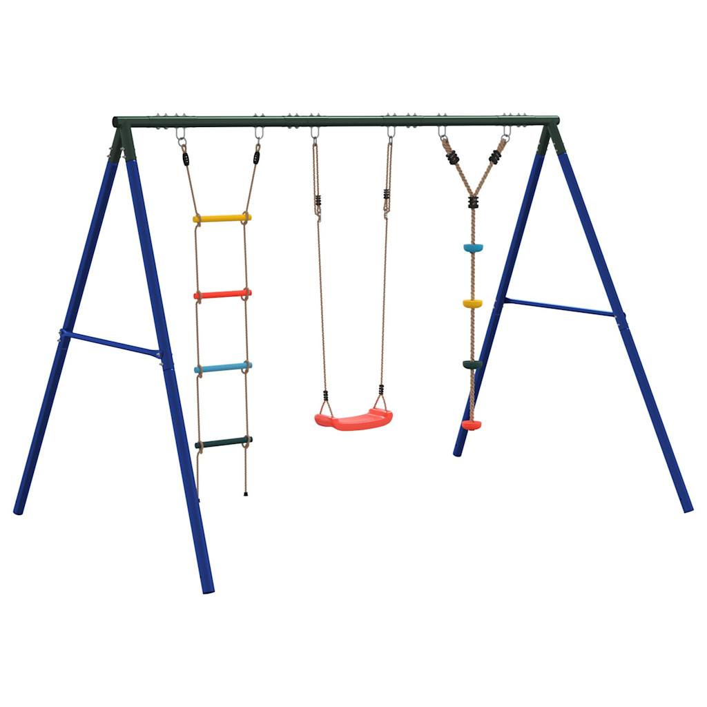 Outdoor playset with swing/ladder/disc swing