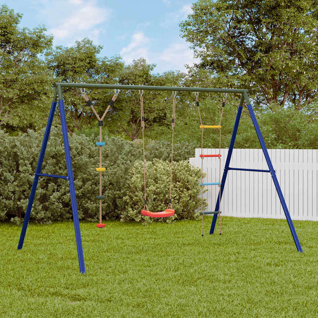 Outdoor playset with swing/ladder/disc swing
