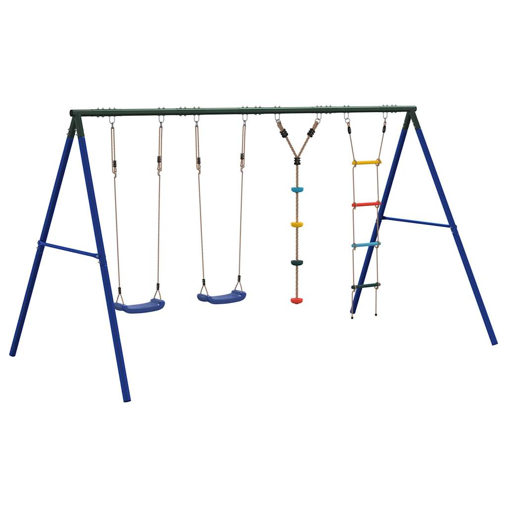 Outdoor playset with swing/ladder/disc swing