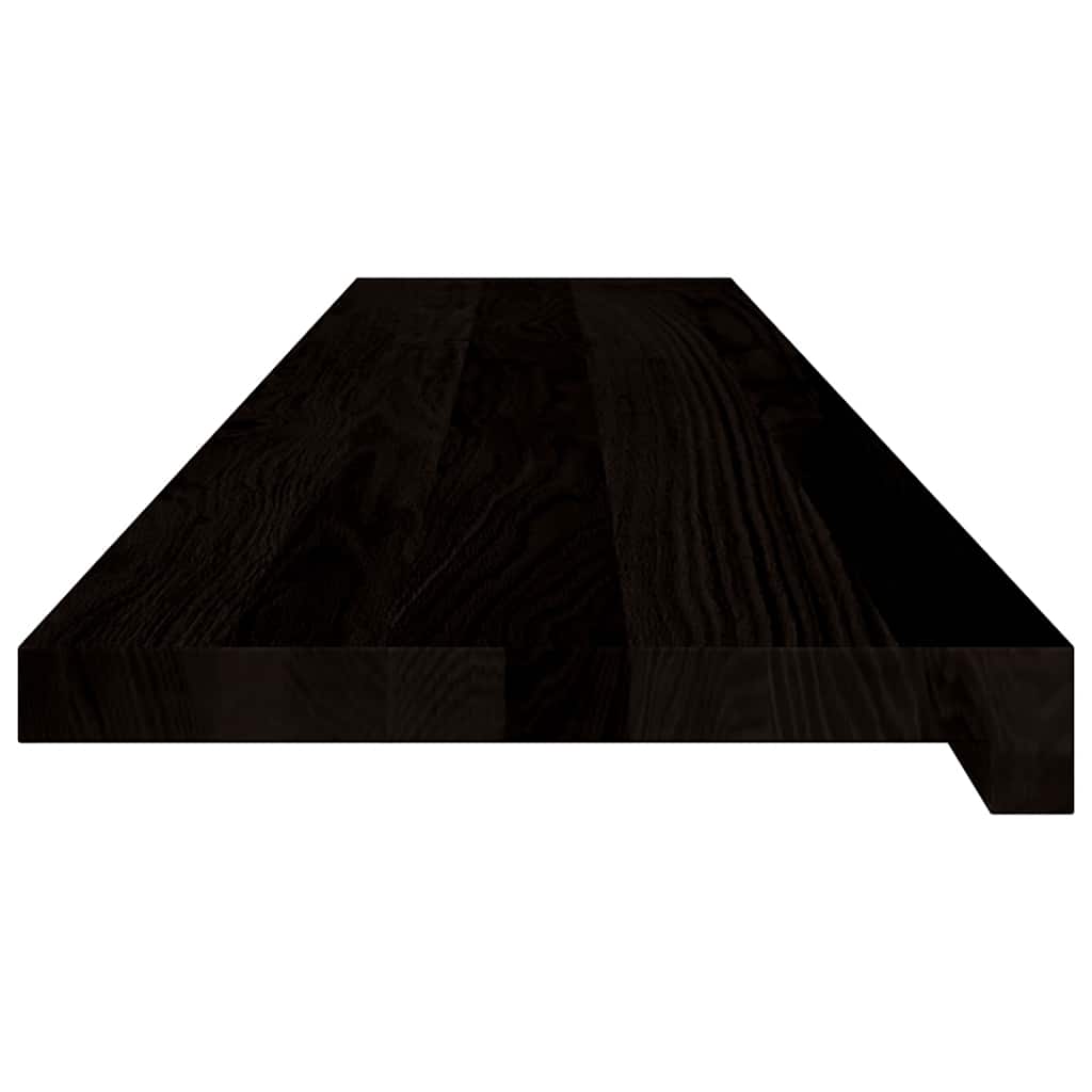 Laiptų pakopos, 2 vnt., tamsiai rudas, 120x30x2 cm, ąžuolo