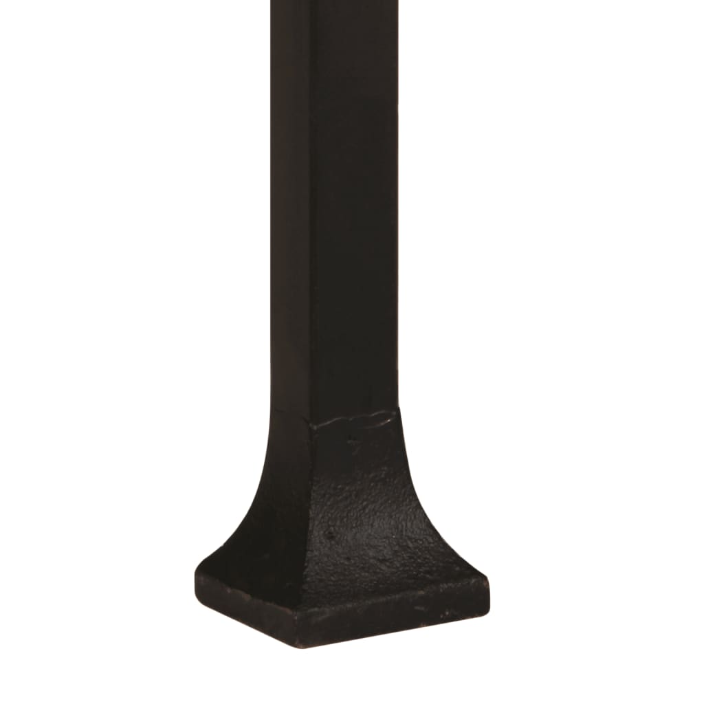 Tractor bar table, red/brown, 55x120x107cm, mango
