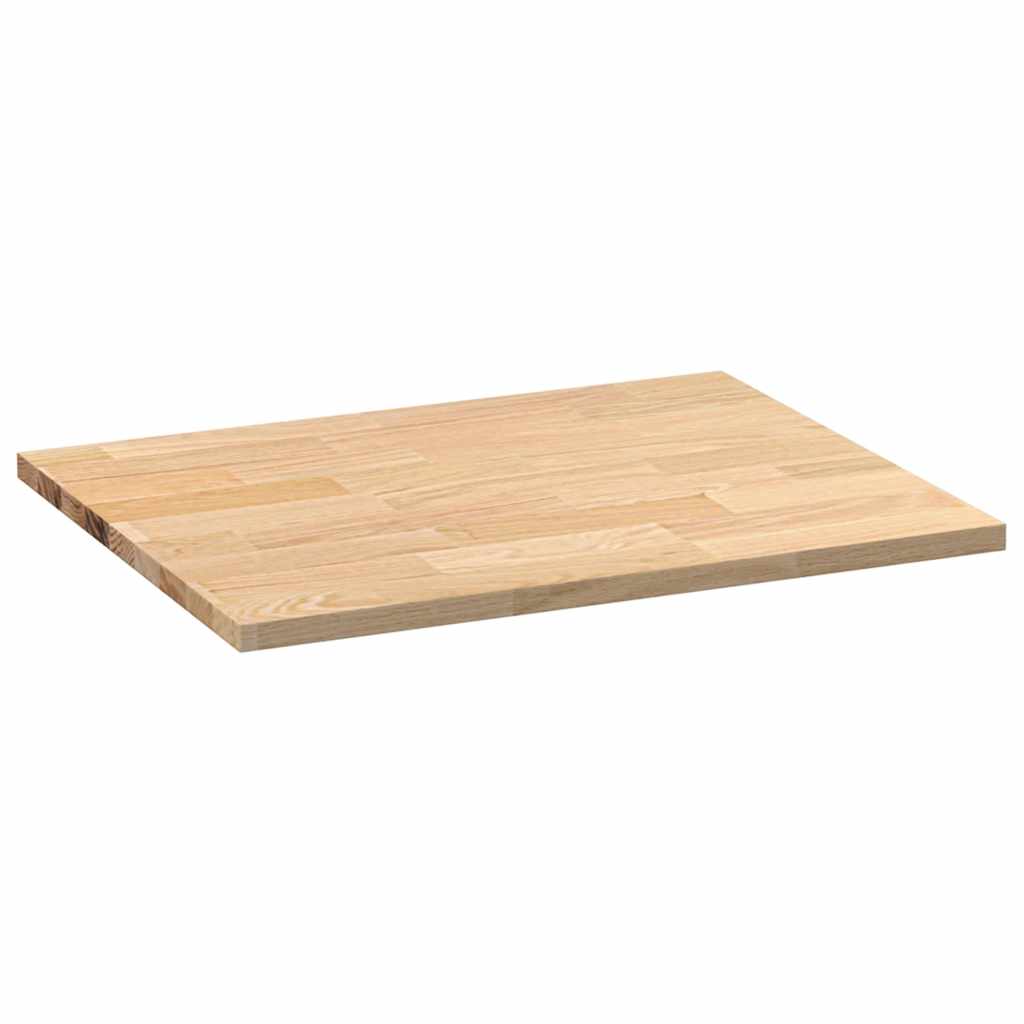 virtuvės stalviršis 80x63,5x2,7 cm ąžuolo masyvo stačiakampis