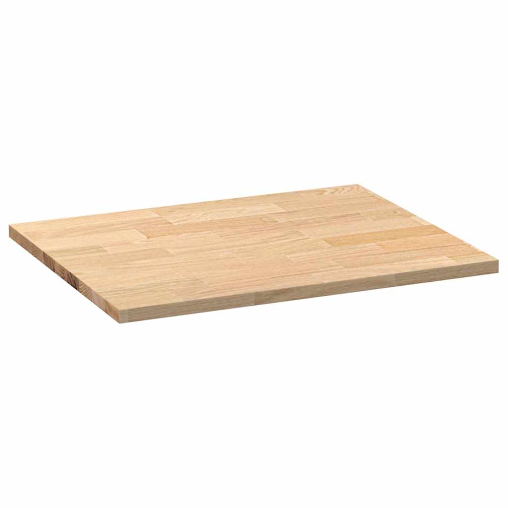 virtuvės stalviršis 80x63,5x2,7 cm ąžuolo masyvo stačiakampis