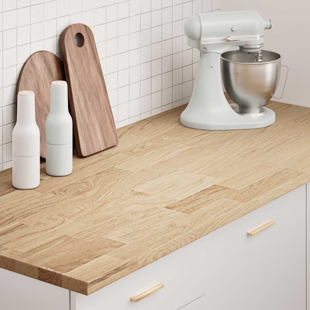 Virtuves virsma 140x63,5x2,7 cm ozolkoka masīvkoka taisnstūris