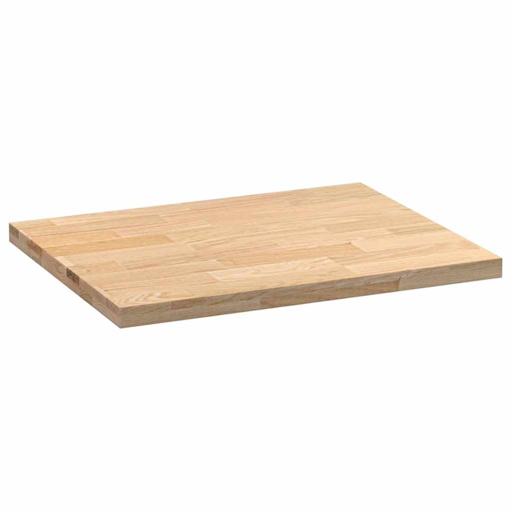 virtuvės stalviršis 80x63,5x4 cm ąžuolo masyvo stačiakampis
