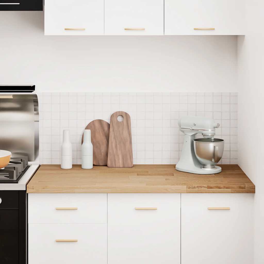 kitchen worktop 120x63.5x4 cm solid oak rectangular