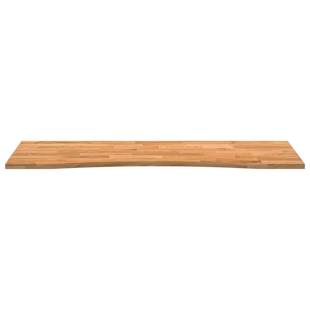 Desk worktop, light brown, oak, rectangular