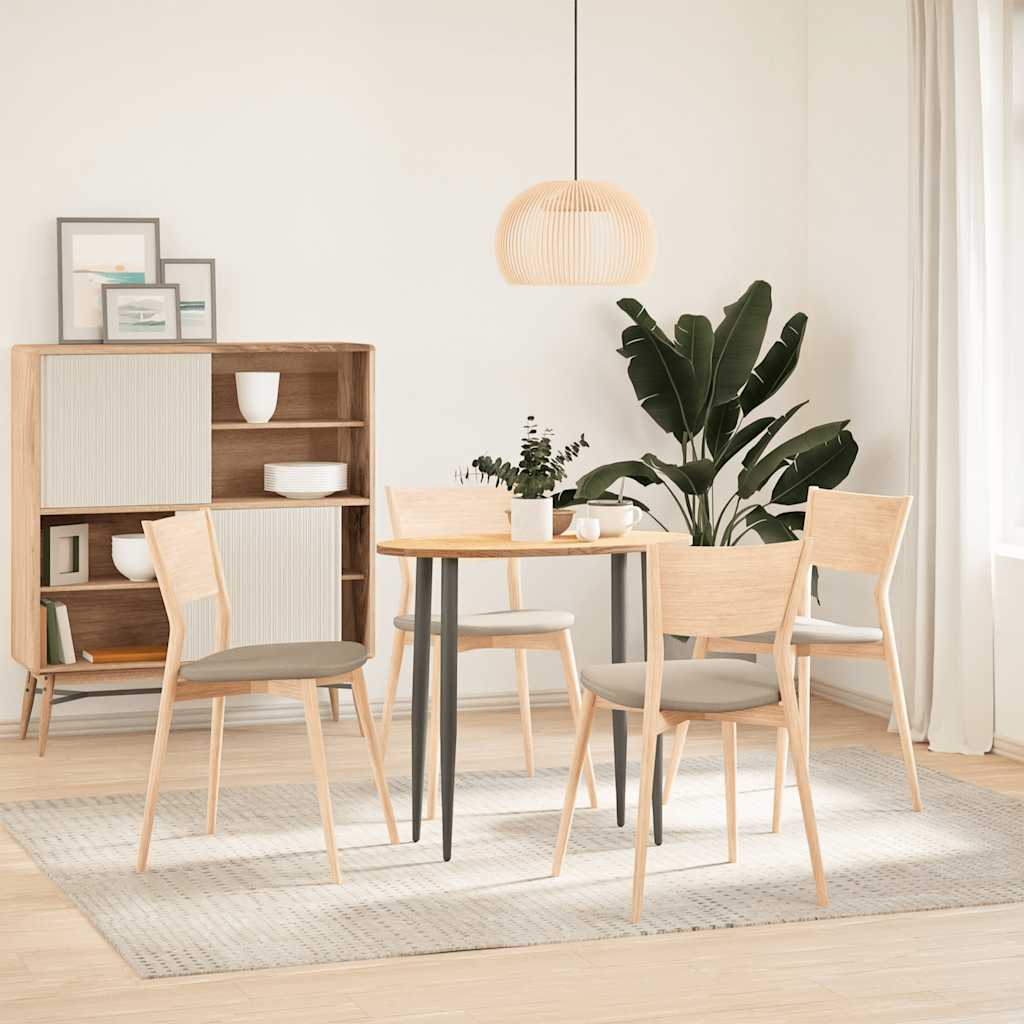Ozolkoka masīvkoka virsma 80x40x2 cm ovāla