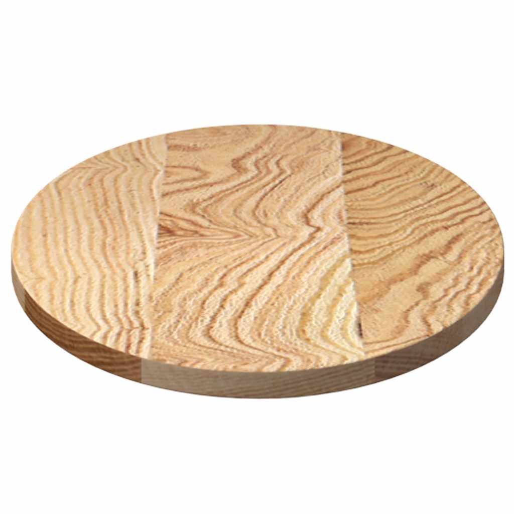 Ozolkoka masīvkoka virsma 80x40x2 cm ovāla