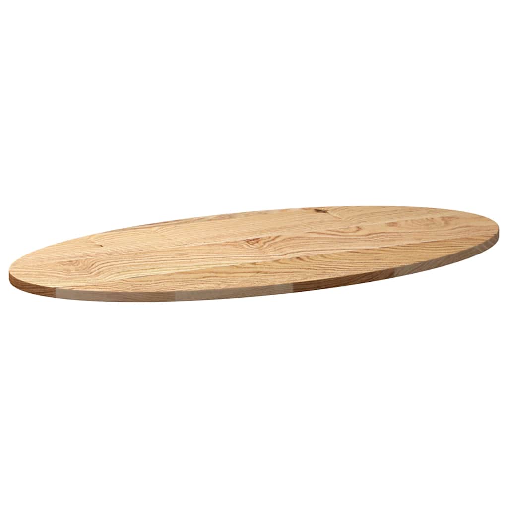 Galda virsma, 100x50x2 cm, masīvs ozolkoks, ovālas formas