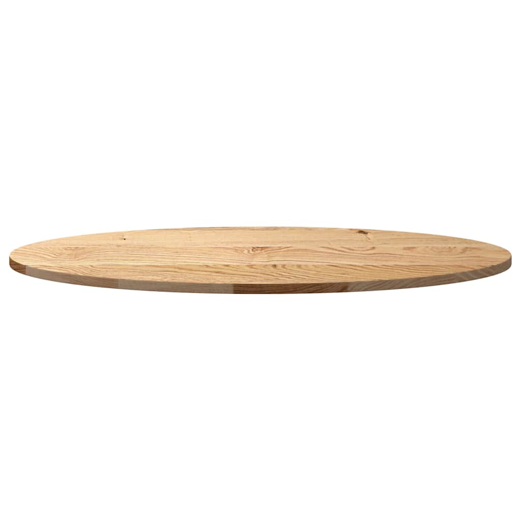 Galda virsma, 100x50x2 cm, masīvs ozolkoks, ovālas formas