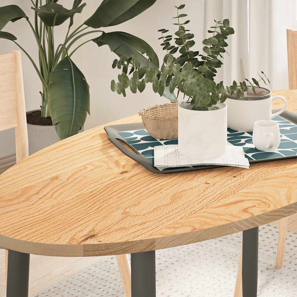Virsma, 120x60x2 cm, ozolkoka masīvkoks, ovāla forma