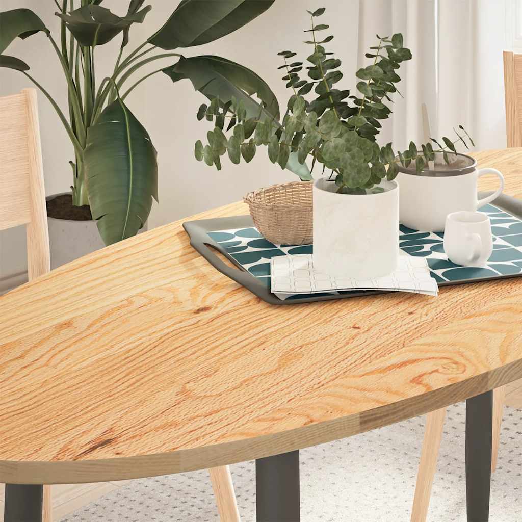 Galda virsma, 140x60x2 cm, ozolkoka masīvkoks, ovāla forma