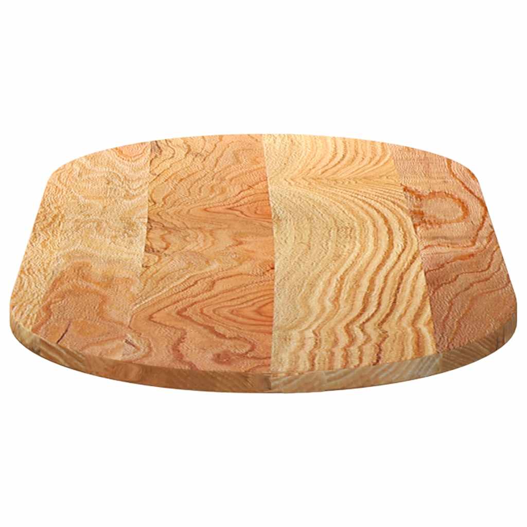 Virsma, gaiši brūna, 100x50x2 cm, masīvkoka ozols, ovāls
