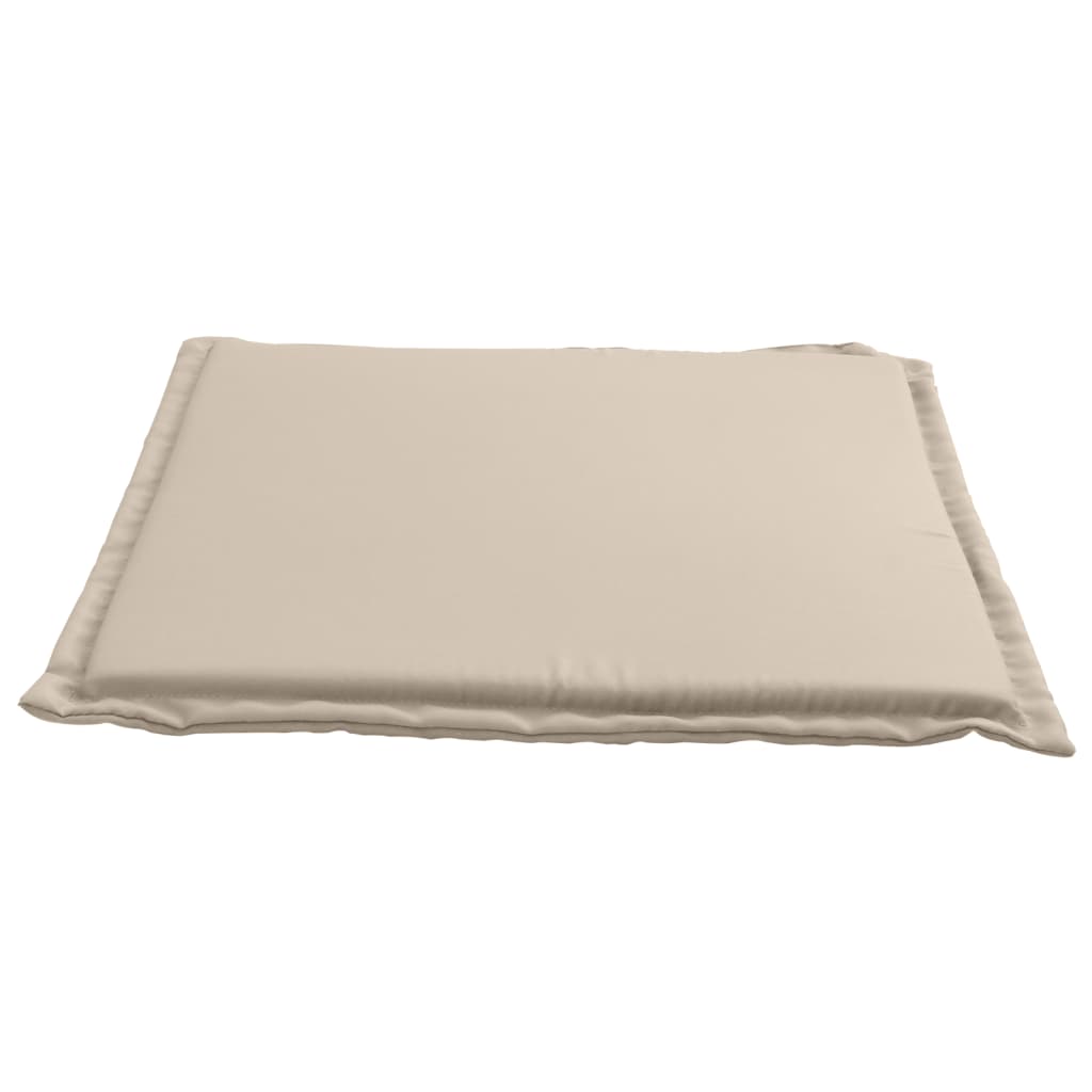 Garden seat cushions, 2 pcs., taupe, 45x45x2cm, square