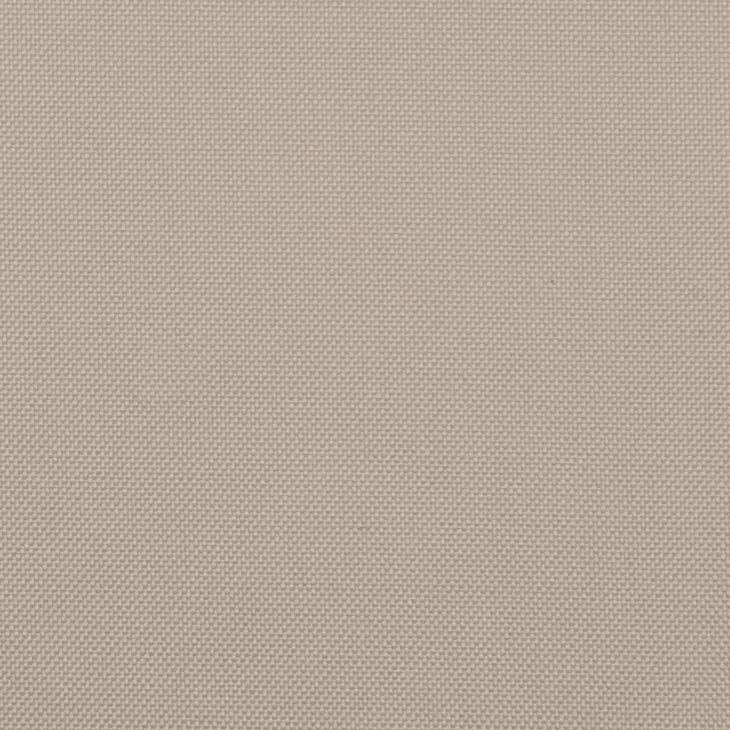 Garden seat cushions, 2 pcs., taupe, 45x45x2cm, square