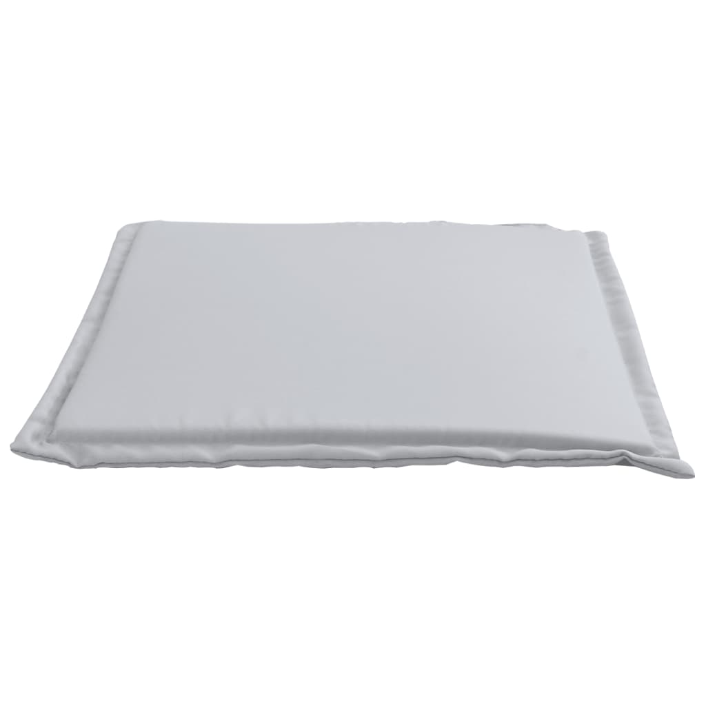 Garden seat cushions, 2 pcs, grey, 45x45x2cm, square