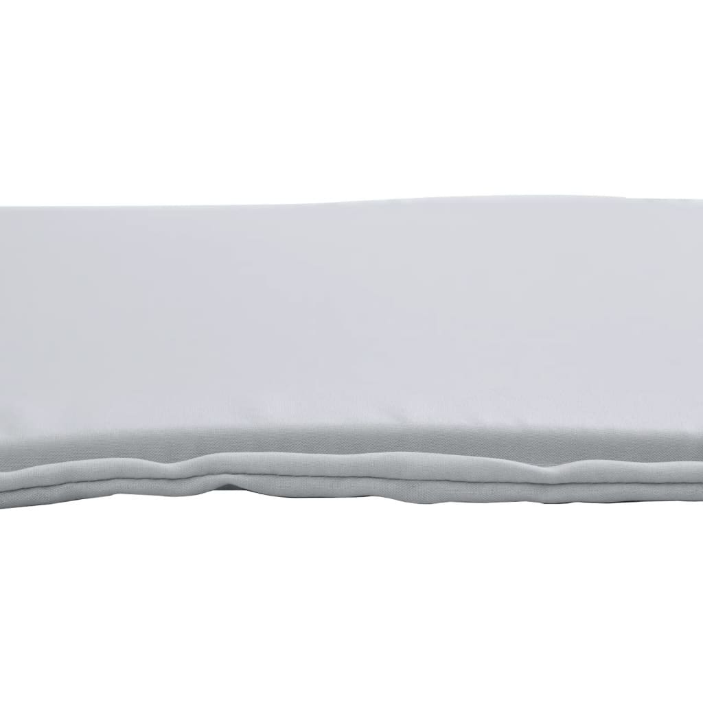 Garden seat cushions, 2 pcs, grey, 45x45x2cm, square