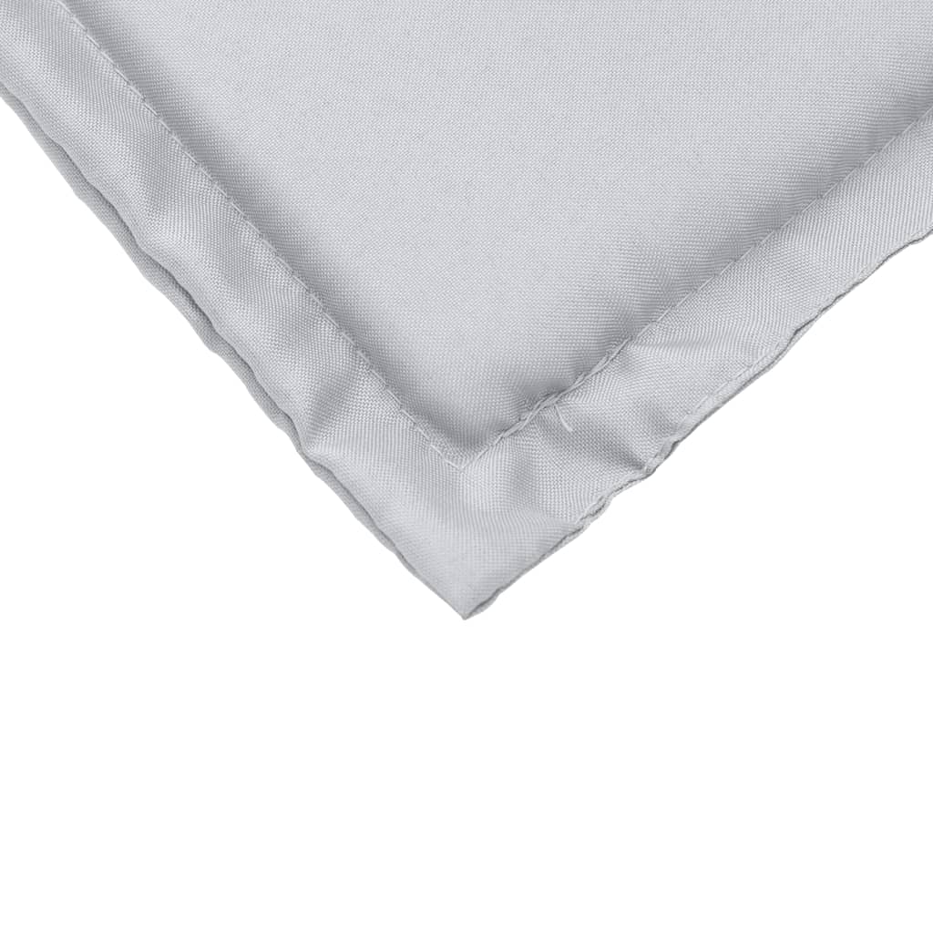 Garden seat cushions, 2 pcs, grey, 45x45x2cm, square