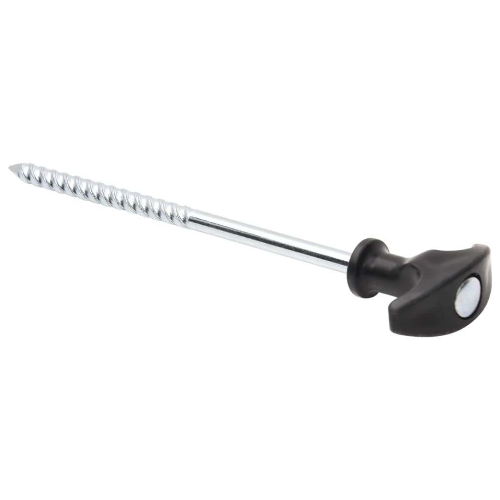 Tent pegs, 24 pcs., 20cm, diameter 7mm, steel