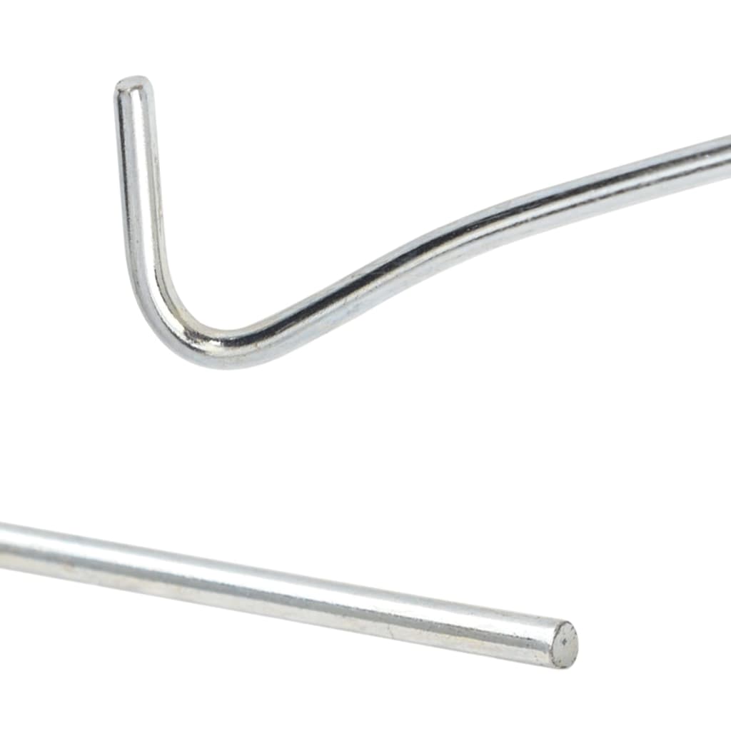 Tent pegs, 50pcs, 30cm, 5mm diameter, steel