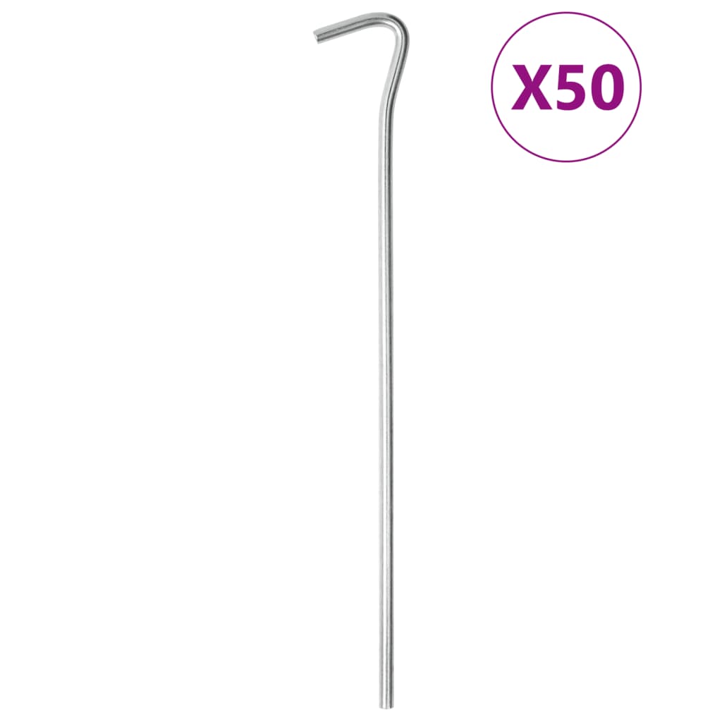 Telts mietiņi, 50 gab., 23 cm, diametrs 5 mm, tērauds