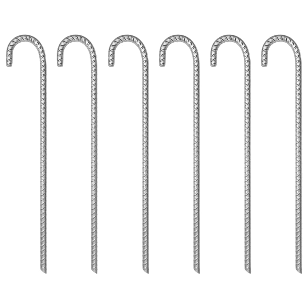 Telts mietiņi, 6 gab., 41,5 cm, diametrs 12 mm, tērauds