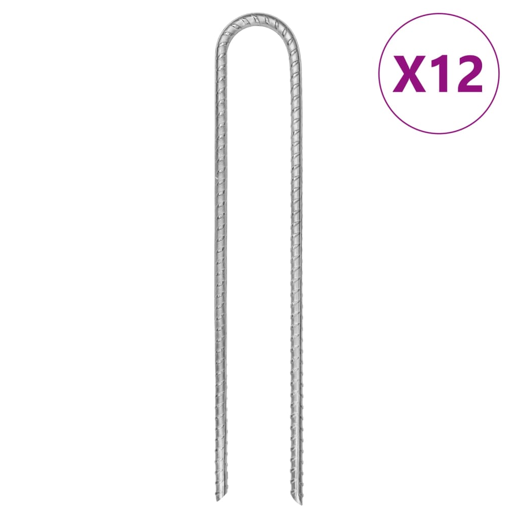 Telts mietiņi, 12 gab., 30 cm, diametrs 7 mm, U veida