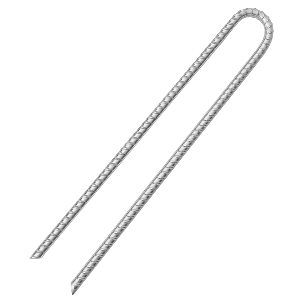 Tent pegs, 6 pcs., 41.5cm, diameter 12mm, U-shaped
