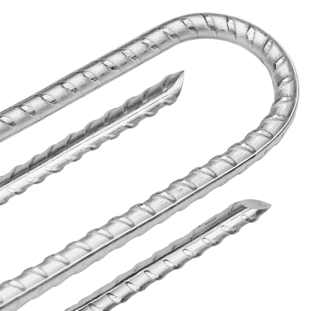 Tent pegs, 6 pcs., 41.5cm, diameter 12mm, U-shaped