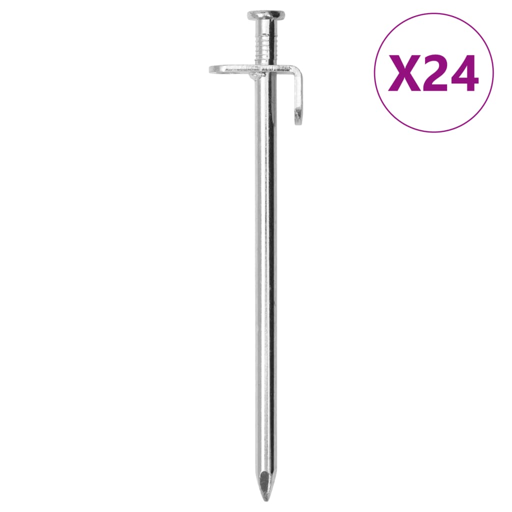 Telts mietiņi, 24 gab., 19,5 cm, diametrs 8 mm, tērauds