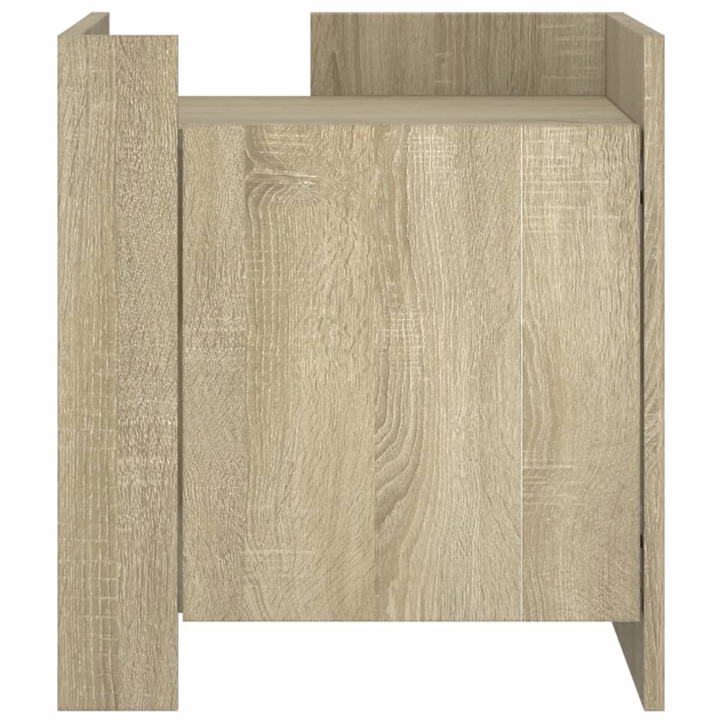 Nightstand, Sonoma oak, 45x50x50cm, engineered wood