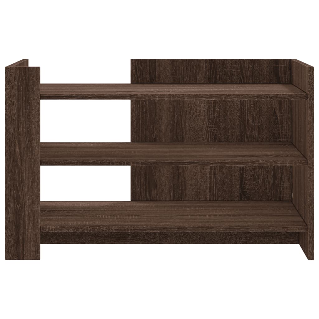 Coffee table, brown oak, 80x50x50cm, treated wood