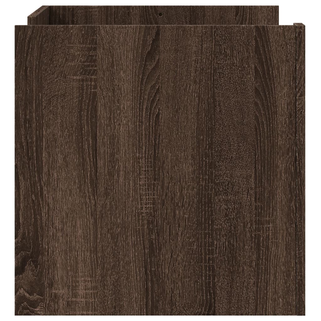Coffee table, brown oak, 80x50x50cm, treated wood