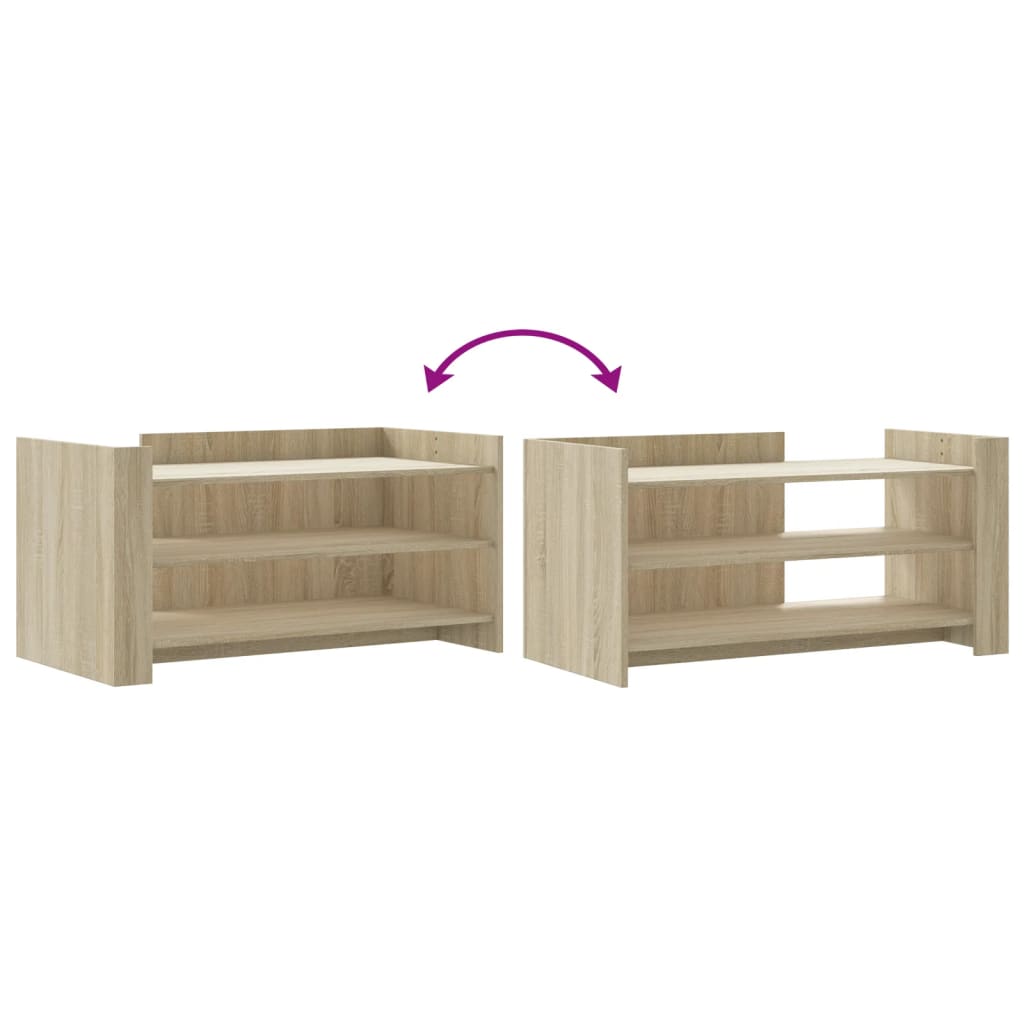 Coffee table, Sonoma oak, 100x50x50cm, engineered wood