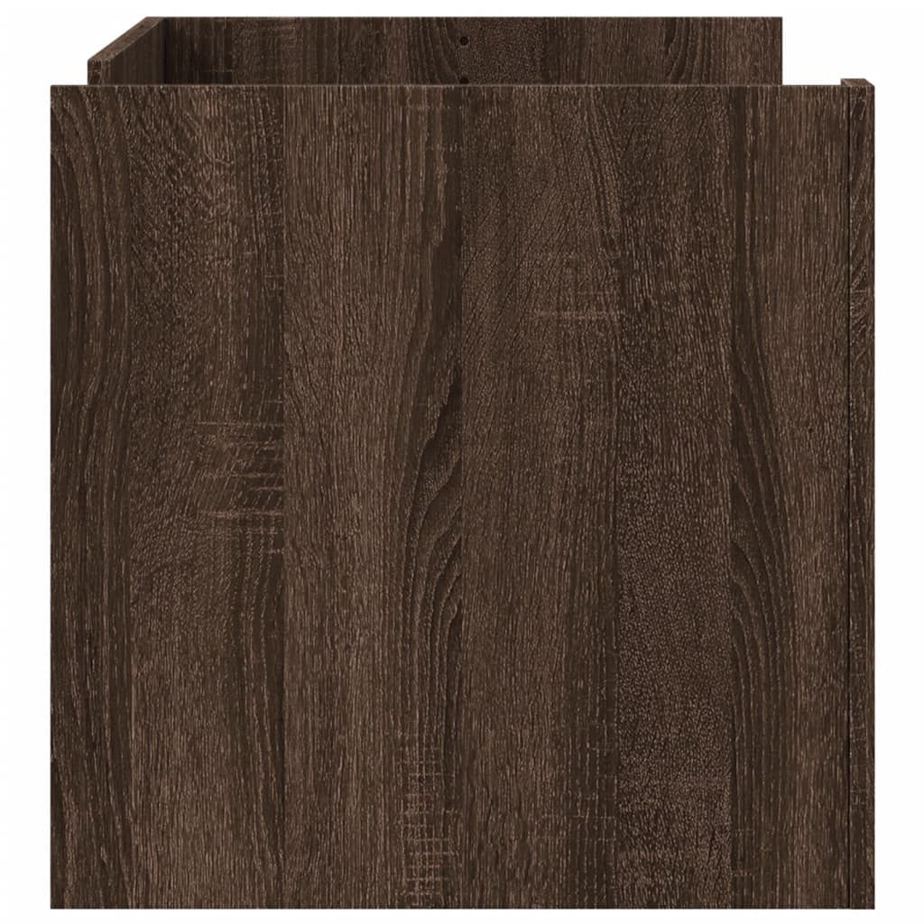 Coffee table, brown oak, 100x50x50cm, treated wood