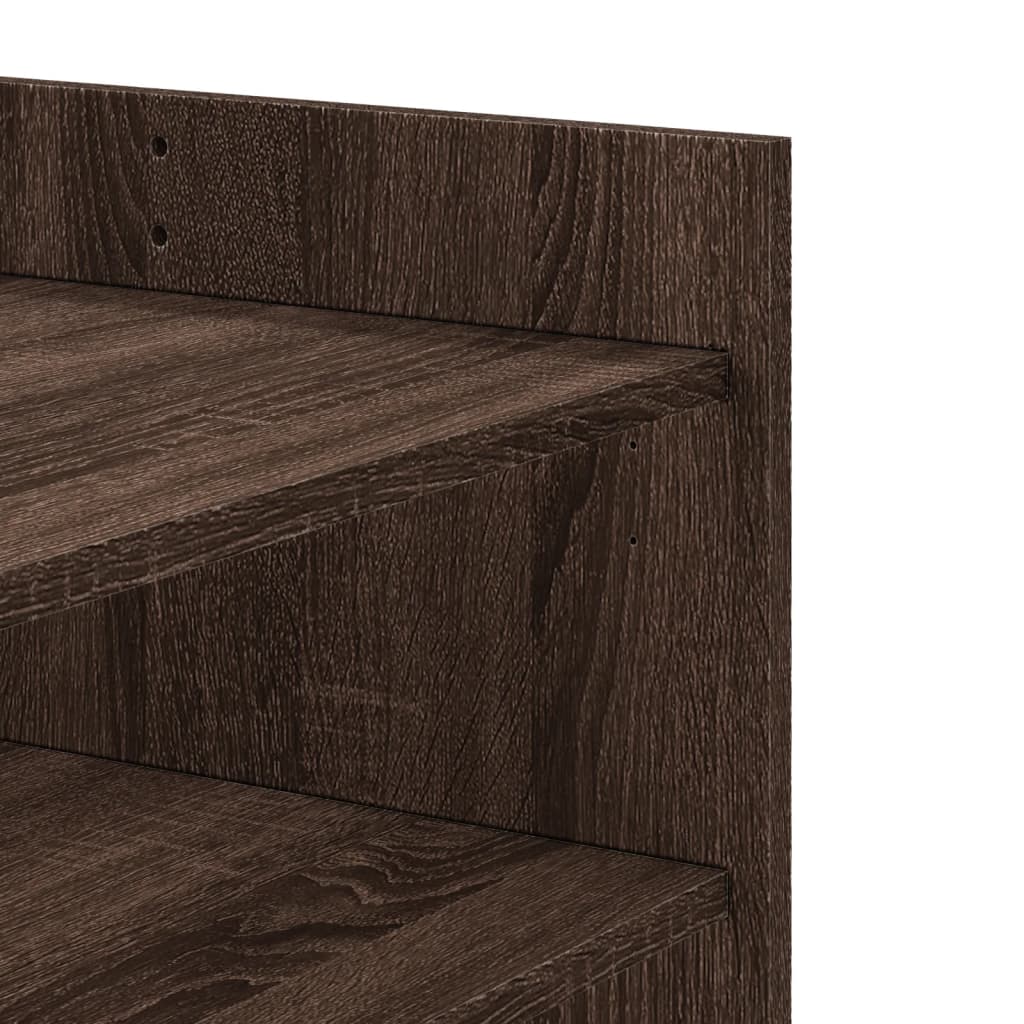 Coffee table, brown oak, 100x50x50cm, treated wood