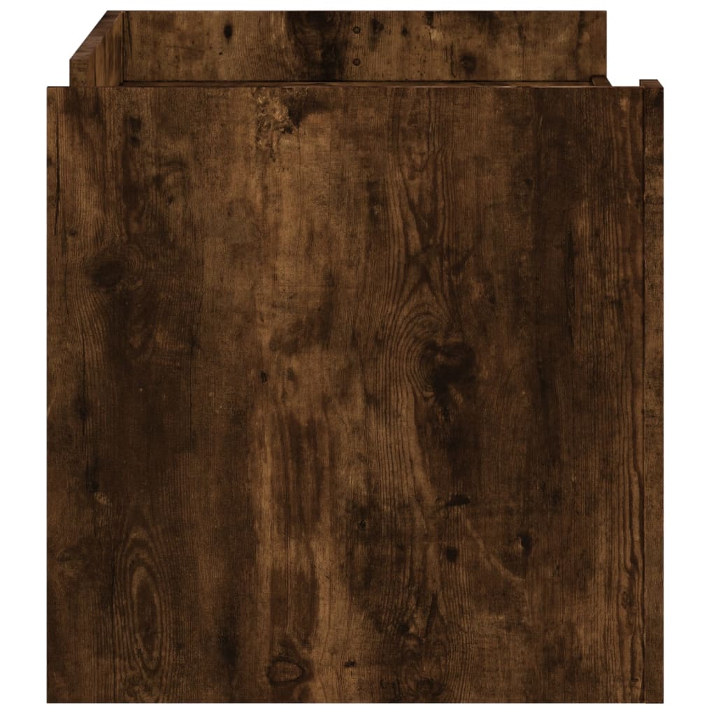 Žurnālgalds, dūmu ozols, 100x50x50cm, apstrādāta koksne