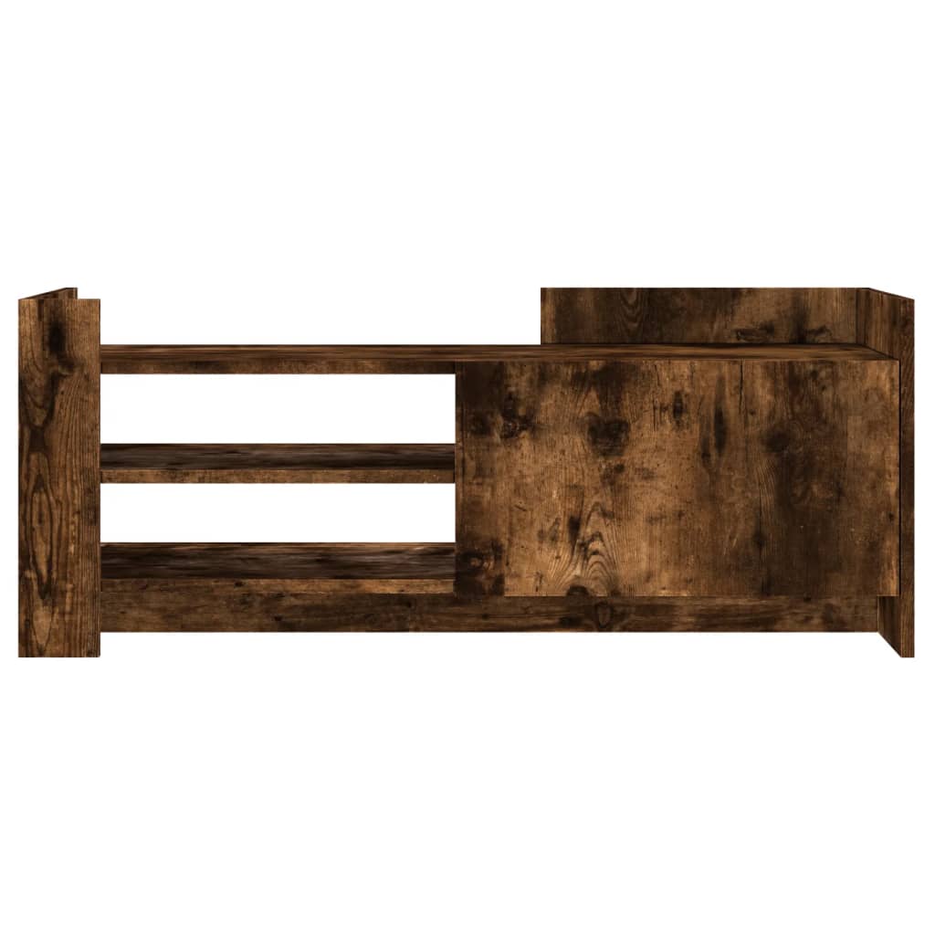 TV cabinet, smoked oak, 100x35x40cm, wood