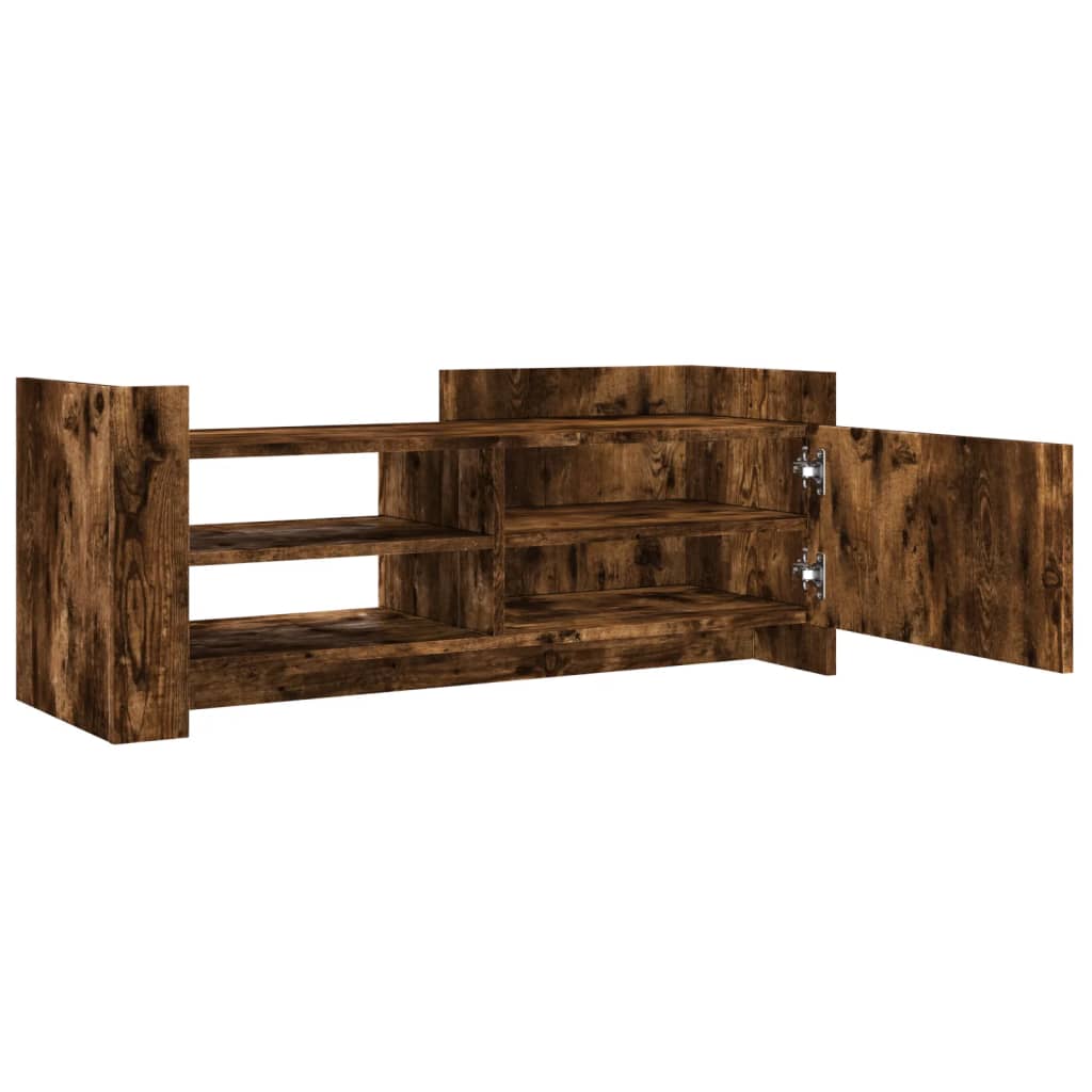 TV cabinet, smoked oak, 100x35x40cm, wood