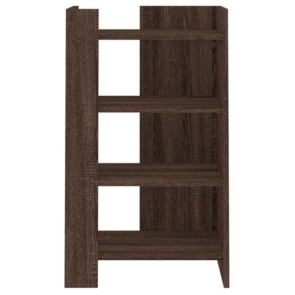 Side cabinet, brown oak, 45x35x75cm, engineered wood