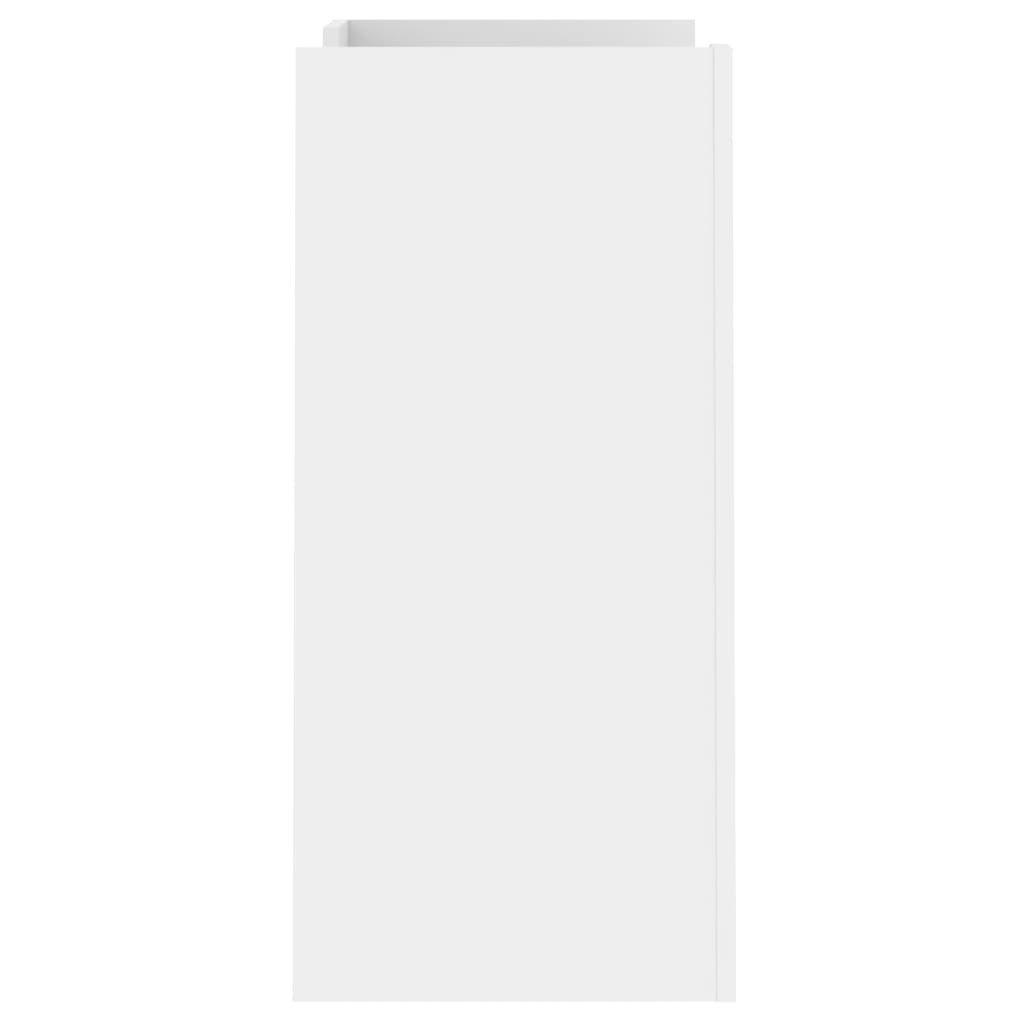 Sideboard, white, 73.5x35x75cm, engineered wood