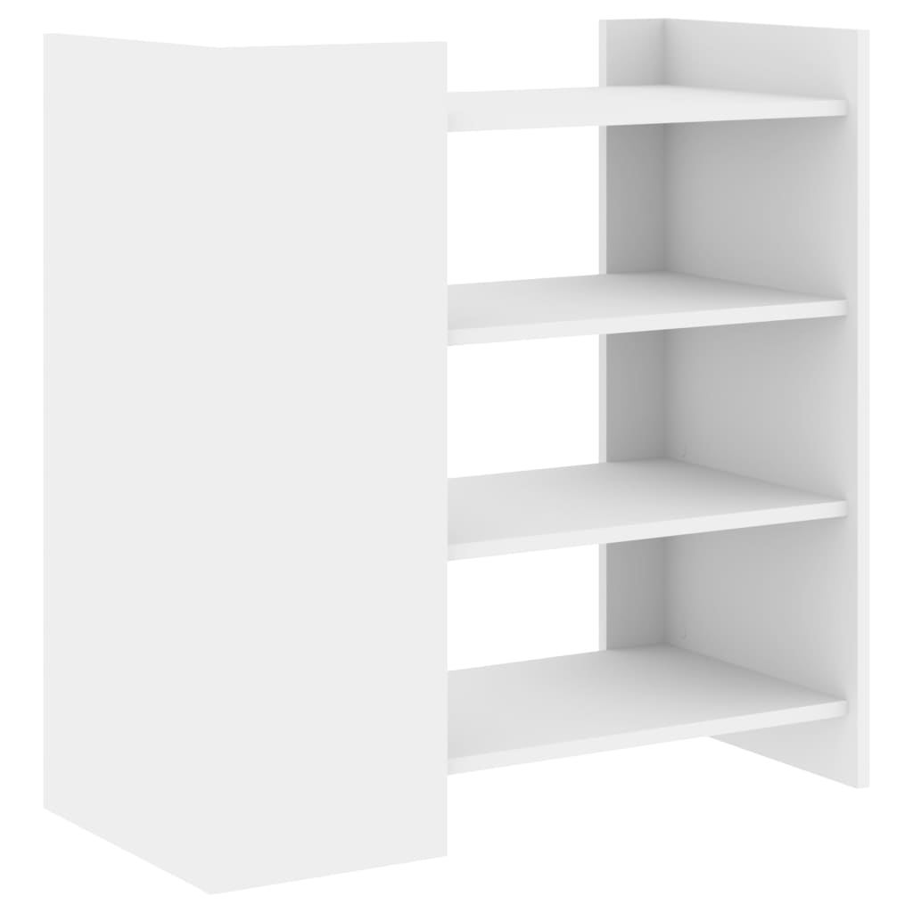 Sideboard, white, 73.5x35x75cm, engineered wood