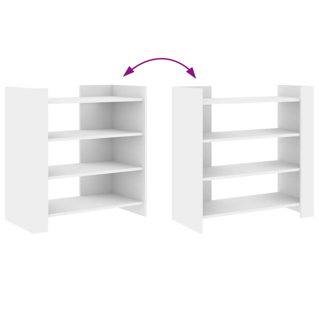 Sideboard, white, 73.5x35x75cm, engineered wood