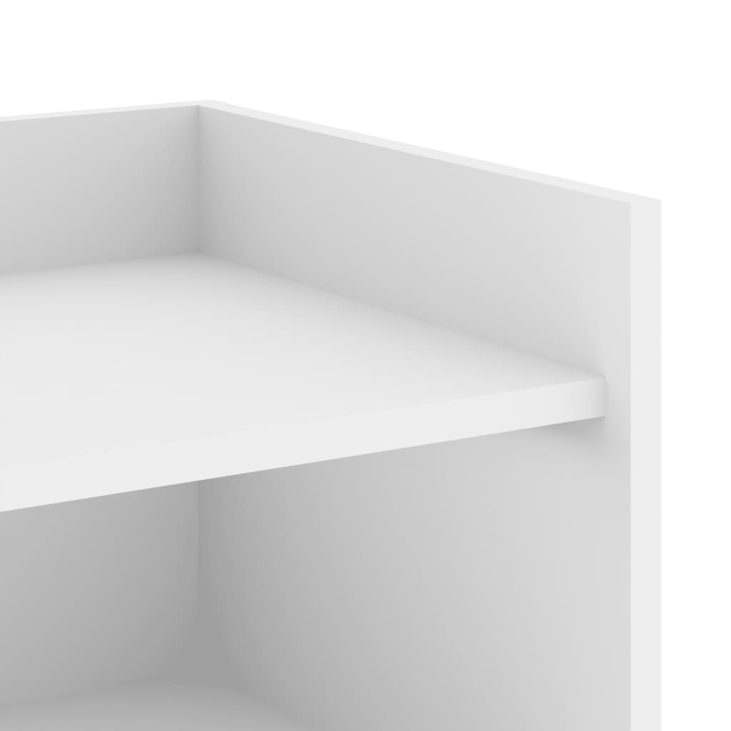 Sideboard, white, 73.5x35x75cm, engineered wood