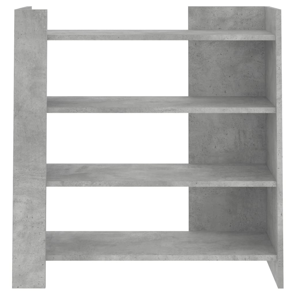 Sideboard, concrete grey, 73.5x35x75cm, engineered wood