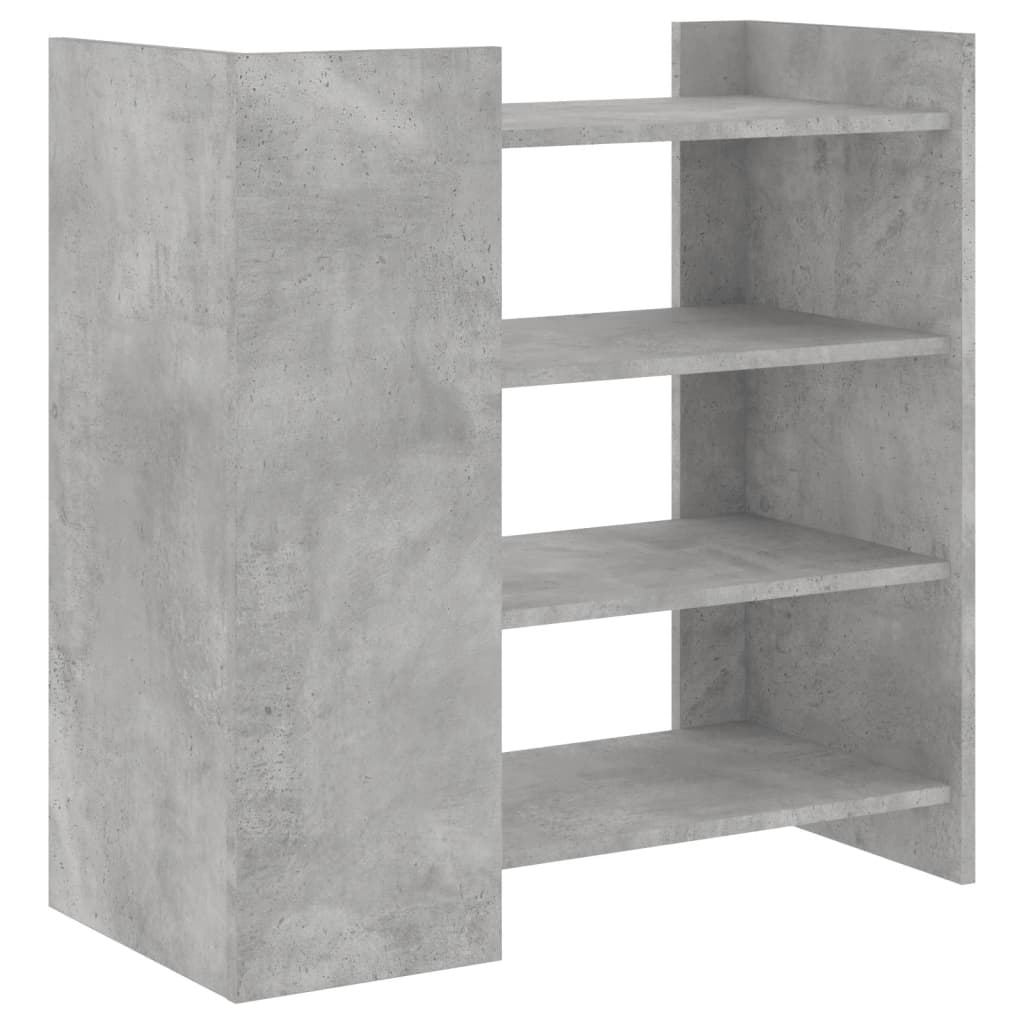 Sideboard, concrete grey, 73.5x35x75cm, engineered wood